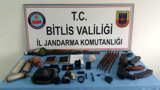 Bitlis'teki terör operasyonunda 3 el yapımı patlayıcı imha edildi