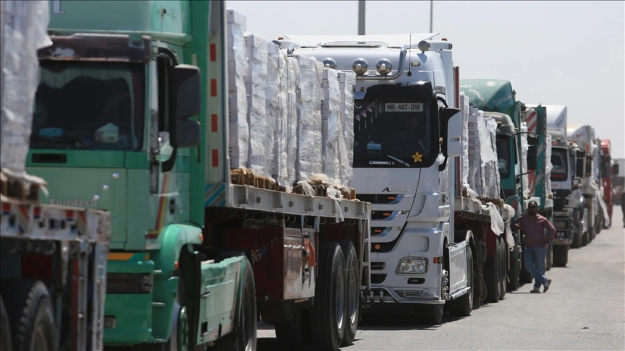 BM: 170 bin tonluk gıda, ilaç ve diğer malzemeler Gazze için hazır bekliyor