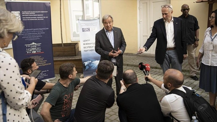 BM Genel Sekreteri Guterres, Lviv'i ziyaret etti