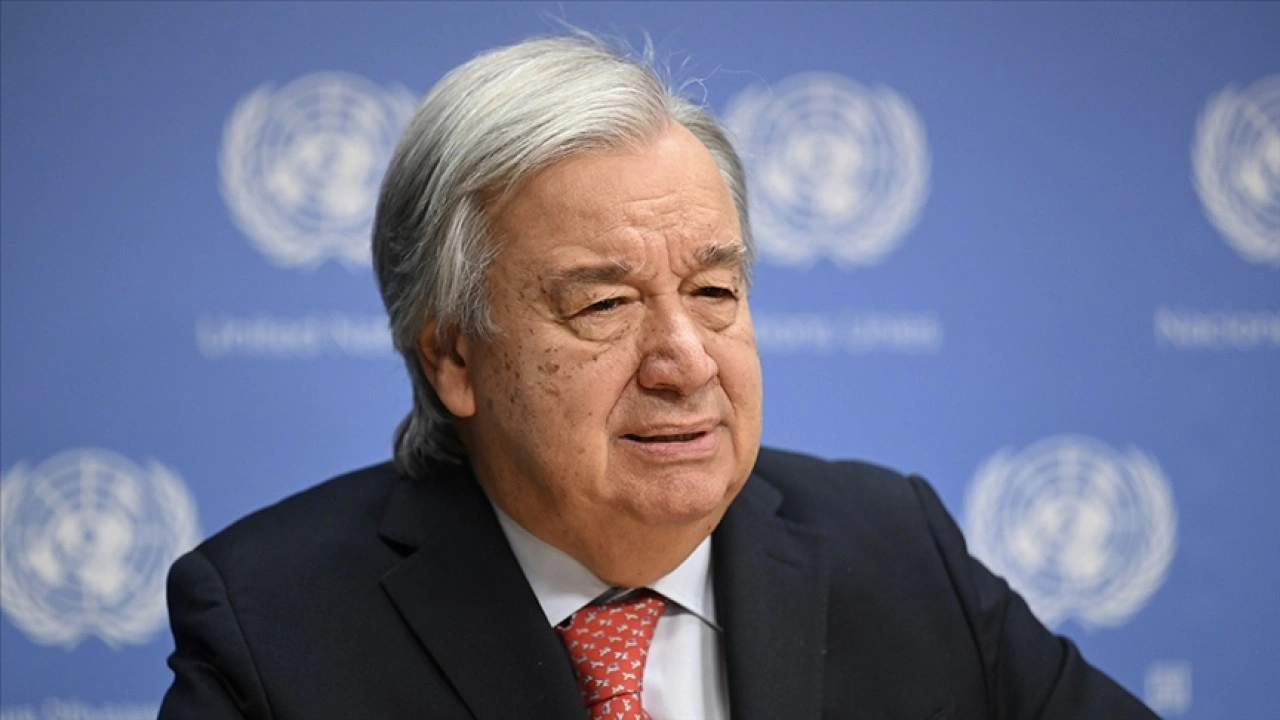 BM Genel Sekreteri Guterres'ten İsrail'in Gazze'ye yönelik saldırılarını genişletme p