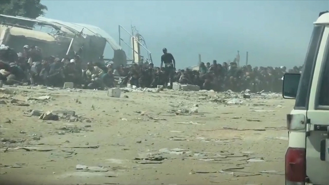 BM'nin paylaştığı görüntü Gazze'deki insani krizi gözler önüne seriyor