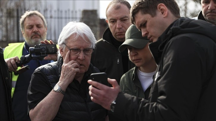 BM'nin Acil Yardım Koordinatörü Griffiths, Ukrayna'nın Buça şehrini ziyaret etti