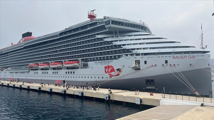 Bodrum, Resilient Lady kruvaziyeriyle gelen 2355 turisti ağırladı