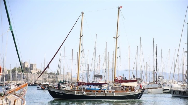 Bodrum'da denizden yaklaşık 500 metrekare 