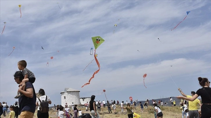 Bodrum'da uçurtma festivali düzenlendi