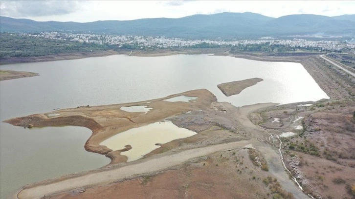 Bodrum'un su ihtiyacını karşılayan Mumcular Barajı yüzde 20'lik seviyeye düştü