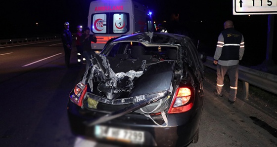 Bolu’da zincirleme trafik kazası: 7 yaralı