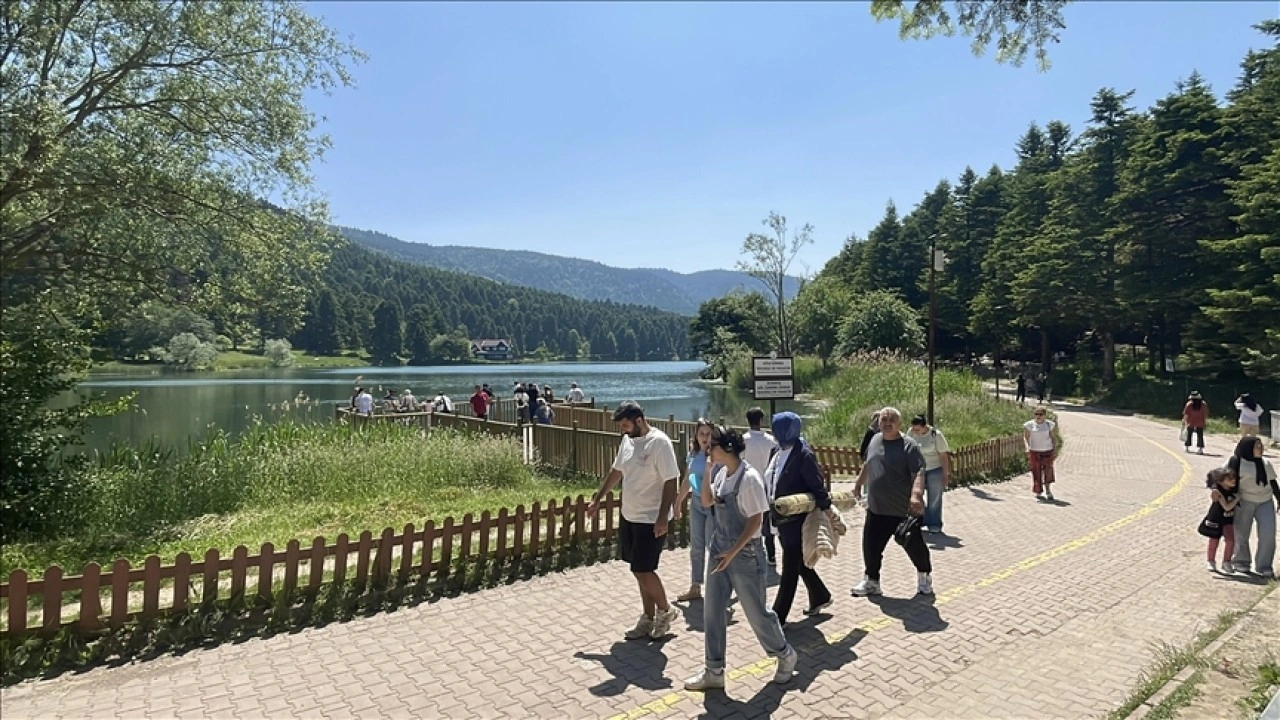 Bolu'daki tabiat ve milli parklar bayramda ilgi gördü