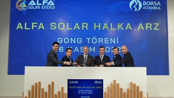 Borsa İstanbul’da gong Alfa Solar için çaldı