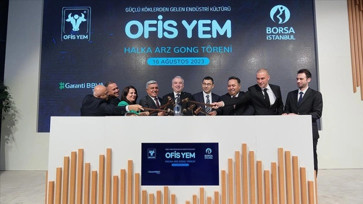 Borsa İstanbul'da gong Ofis Yem için çaldı