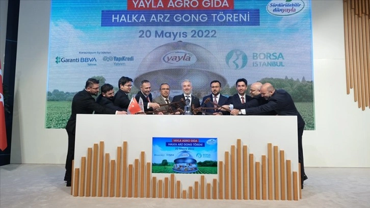 Borsa İstanbul'da gong Yayla Agro Gıda için çaldı