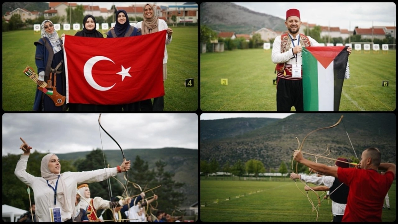 Bosna Hersek'te "Mostar Okçuluk Yarışması" gerçekleştirildi