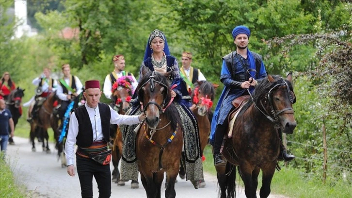 Bosna Hersek'te 513'üncü Ayvaz Dede Şenlikleri'ne katılacak atlılar Karaula'dan