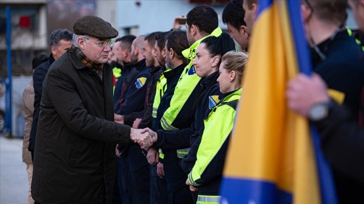 Bosna Hersek'ten Türkiye'ye giden arama kurtarma ekipleri ülkelerine döndü