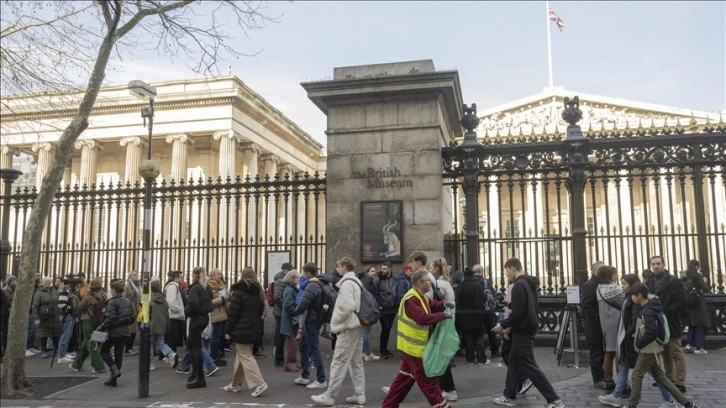 British Museum'daki grev nedeniyle müzenin bazı bölümleri kapatıldı