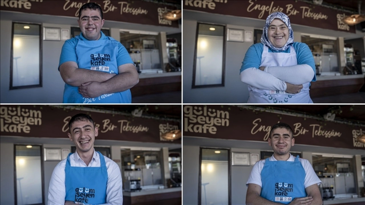Bu kafeyi "g&uuml;l&uuml;mseyen &ouml;zel y&uuml;zler" ayakta tutuyor