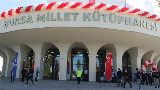 Bursa Millet Kütüphanesi hizmete açıldı