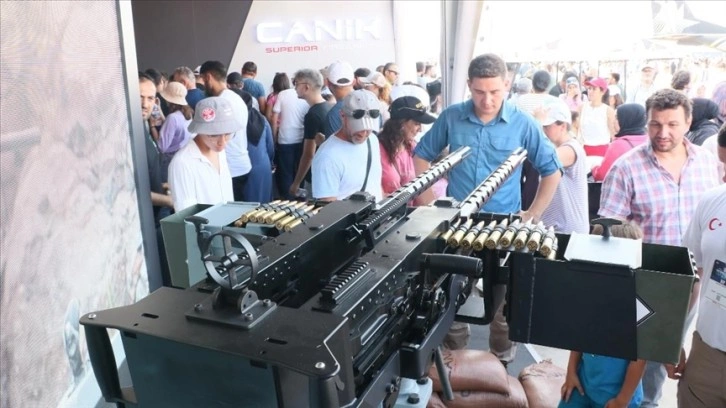 CANiK M2F ağır makineli tüfek ilk defa TEKNOFEST'te sergileniyor