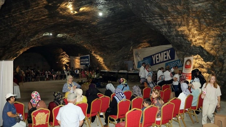Çankırı'da tencereler yerin 150 metre altında yöresel lezzetler için kaynadı