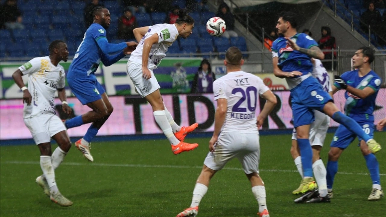 Çaykur Rizespor, ikas Eyüpspor'u maÄŸlup etti