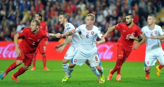 Çek Cumhuriyeti-Türkiye maçının 11'leri