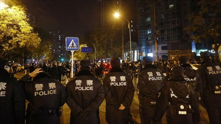 Çin'den Kovid-19 protestolarının 