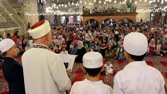 Çocuklar Selimiye Camisi'nde buluştu