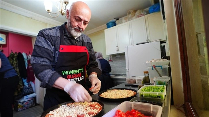 Çölyak hastası kızı ve yeğeni için yaptığı pizzayı aynı rahatsızlığı bulunanlara sunuyor