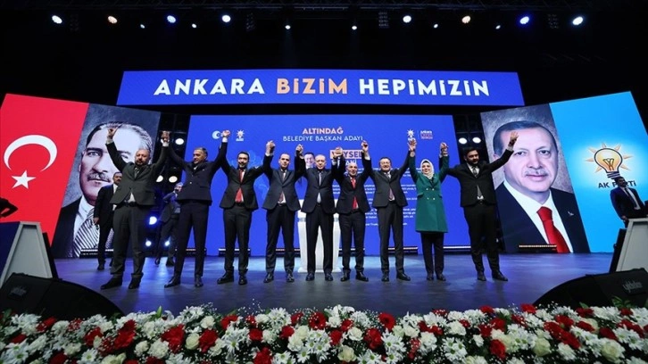 Cumhur İttifakı'nın Ankara ilçe belediye başkan adayları tanıtıldı