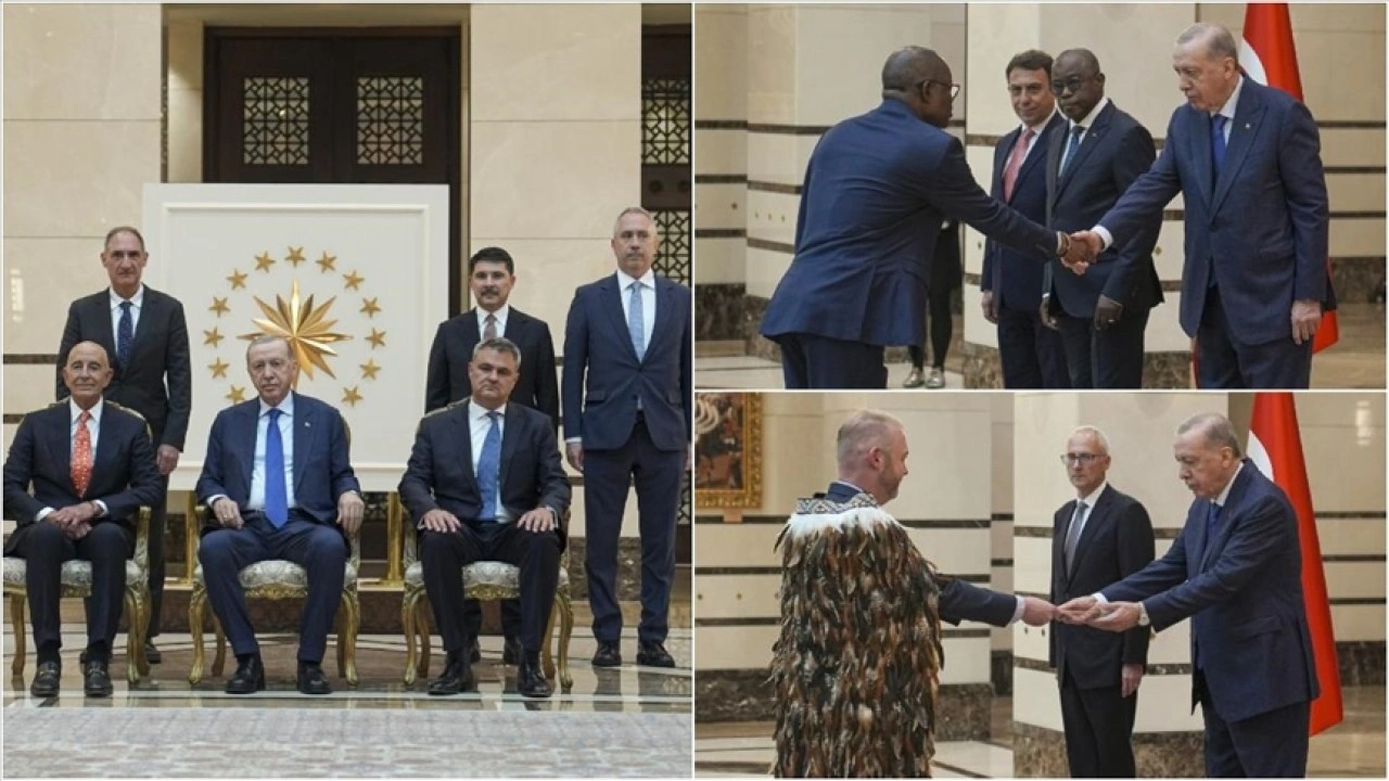 Cumhurbaşkanı Erdoğan, 3 ülkenin büyükelçisini kabul etti