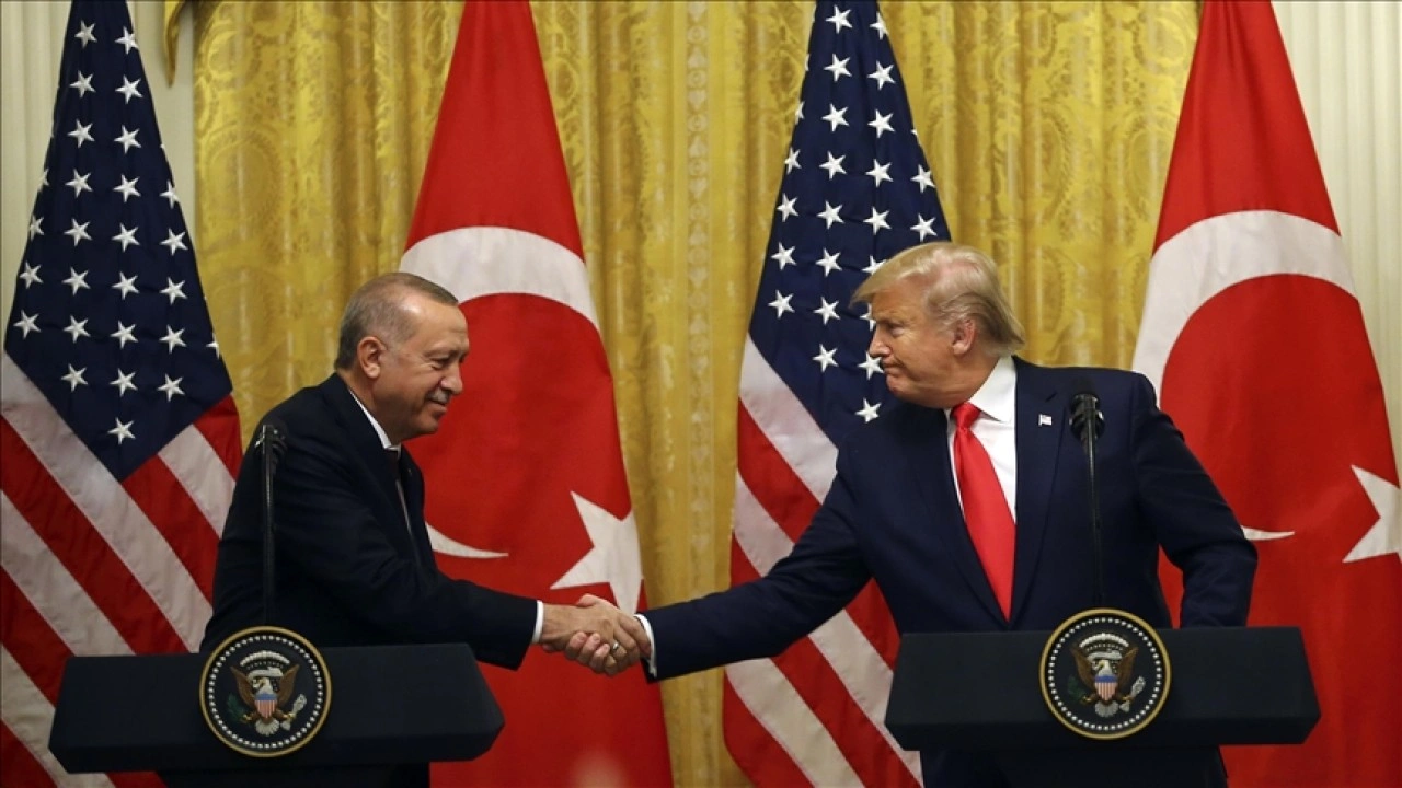 Cumhurbaşkanı Erdoğan, ABD Başkanı Trump tarafından Beyaz Saray’da karşılandı