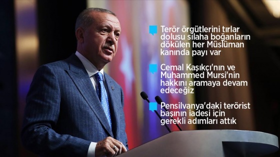 Cumhurbaşkanı Erdoğan ABD'deki Türk, soydaş ve Müslüman toplumuyla bir araya geldi