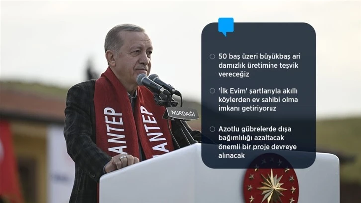 Cumhurbaşkanı Erdoğan: Amacımız Türkiye Yüzyılını üretimin yüzyılı yapmaktır