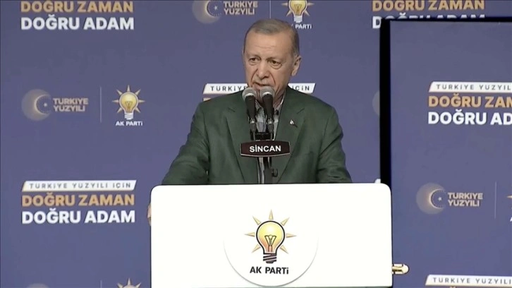 Cumhurbaşkanı Erdoğan, Ankara Sincan’daki mitingde konuştu