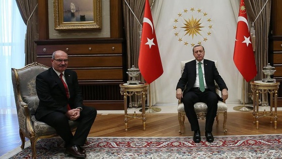 Cumhurbaşkanı Erdoğan, ATO Başkanı Baran'ı kabul etti