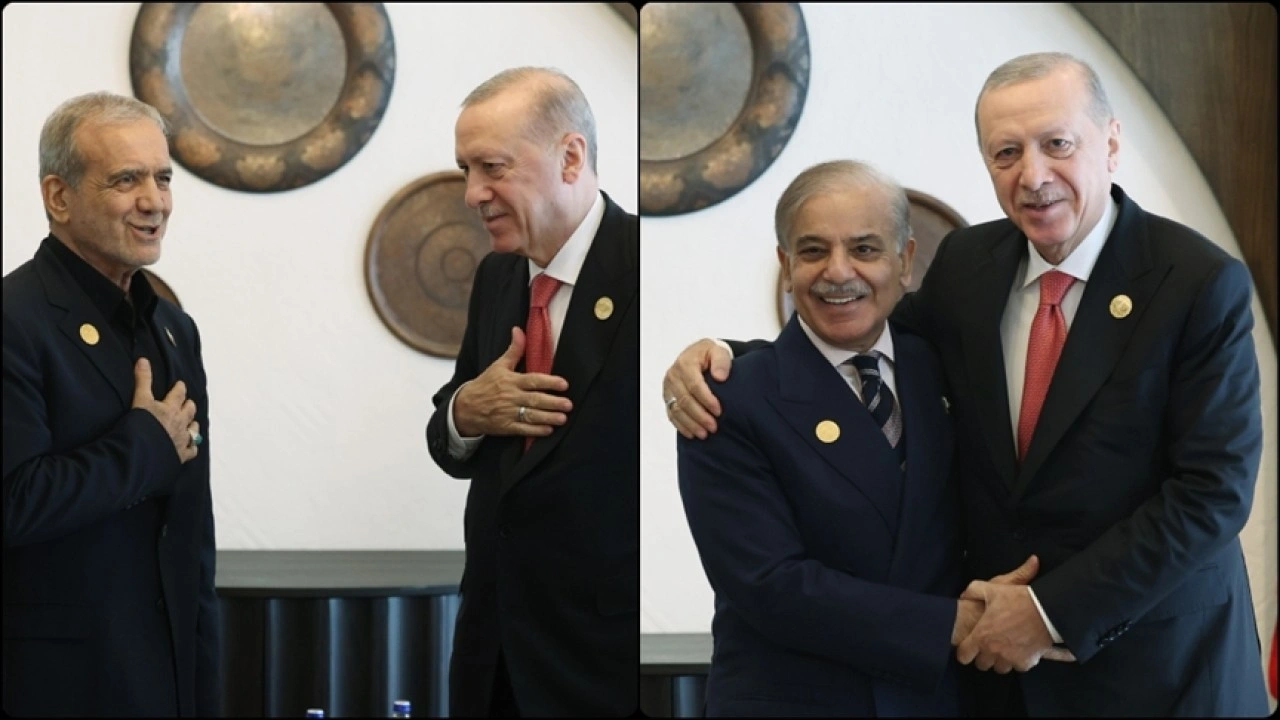 Cumhurbaşkanı Erdoğan, Azerbaycan'da liderlerle görüştü