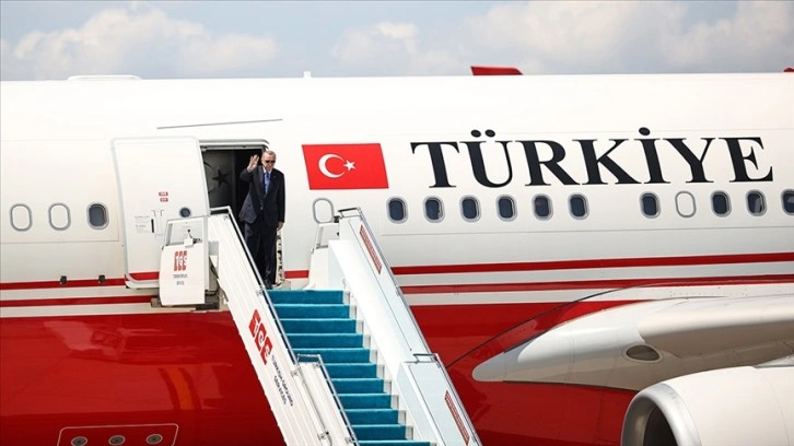 Cumhurbaşkanı Erdoğan, Azerbaycan'a gitti