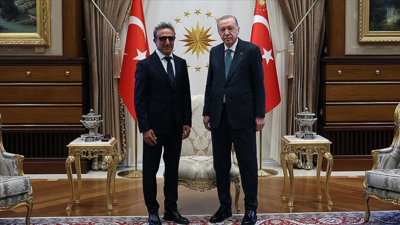 Cumhurbaşkanı Erdoğan, Chobani firmasının kurucusu ve CEO'su Ulukaya'yı kabul etti