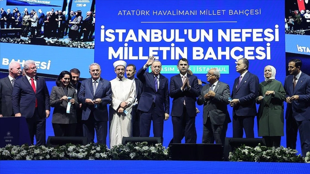 Cumhurbaşkanı Erdoğan'dan, Atatürk Havalimanı Millet Bahçesi açılış programına ilişkin paylaşım