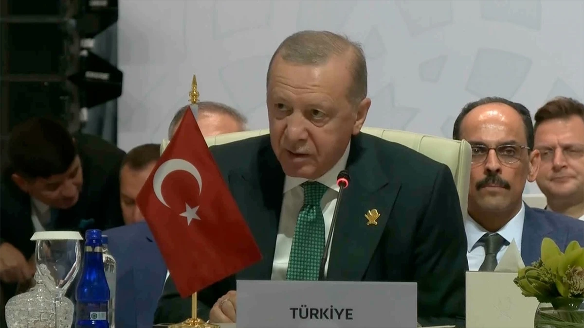 Cumhurbaşkanı Erdoğan: Diplomatik gayretlerimizi İsrail'e yaptırım uygulamalarının artması için yoğunlaştırmalıyız