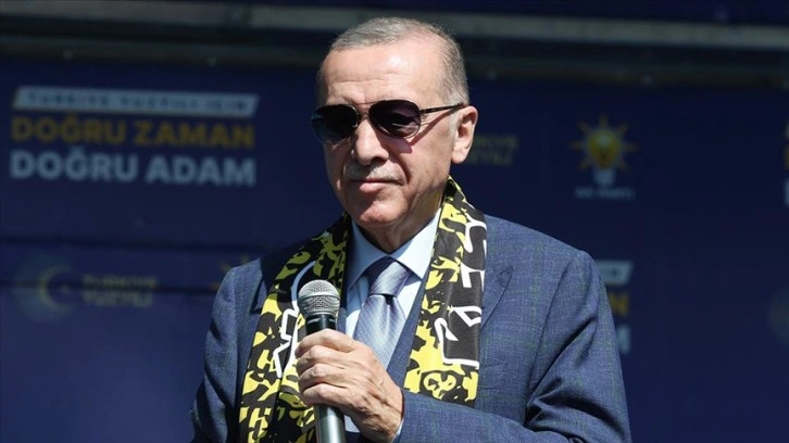 Cumhurbaşkanı Erdoğan, Edirne'de vatandaşlara hitap etti