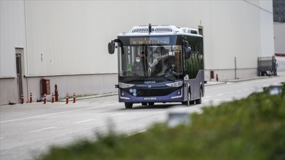 Cumhurbaşkanı Erdoğan'ın test ettiği elektrikli sürücüsüz otobüs, Bursa'da tanıtıldı