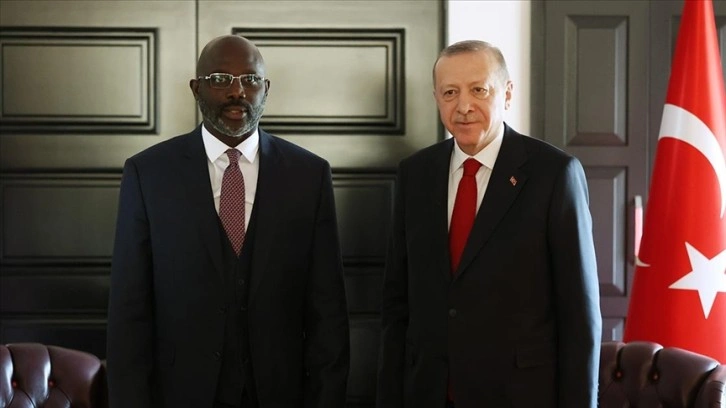 Cumhurbaşkanı Erdoğan, Liberya Cumhurbaşkanı Weah ile görüştü