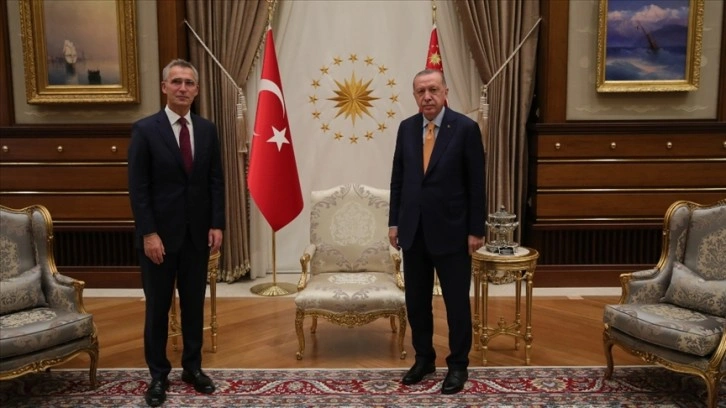 Cumhurbaşkanı Erdoğan, NATO Genel Sekreteri Stoltenberg'le görüştü