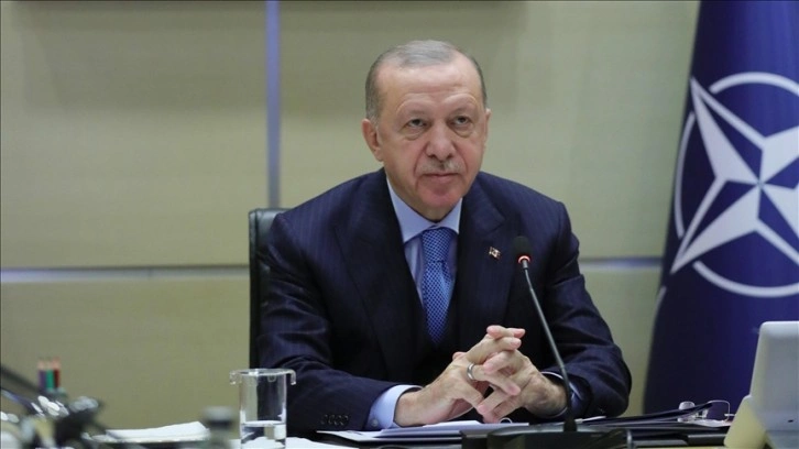 Cumhurbaşkanı Erdoğan, NATO Olağanüstü Zirvesi'ne canlı bağlantıyla katıldı