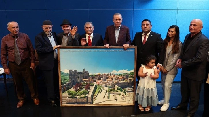 Cumhurbaşkanı Erdoğan, New York'ta Ahıska Türklerini kabul etti