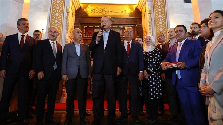 Cumhurbaşkanı Erdoğan, Saruhan Bey Camisi'nin açılışını yaptı