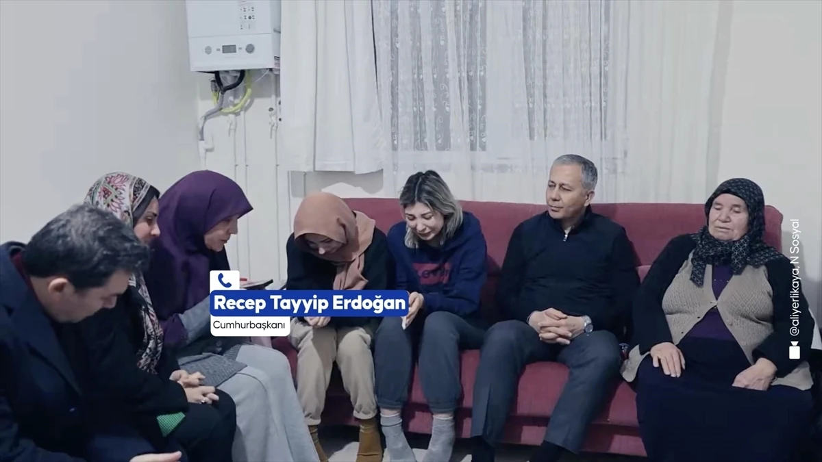 Cumhurbaşkanı Erdoğan, Şehit Polis Memuru Ko&ccedil;yiğit'in ailesine başsağlığı diledi