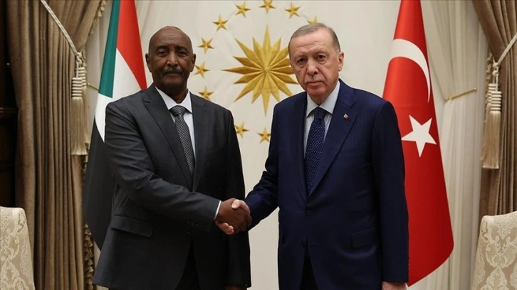 Cumhurbaşkanı Erdoğan, Sudan Egemenlik Konseyi Başkanı El Burhan ile görüştü