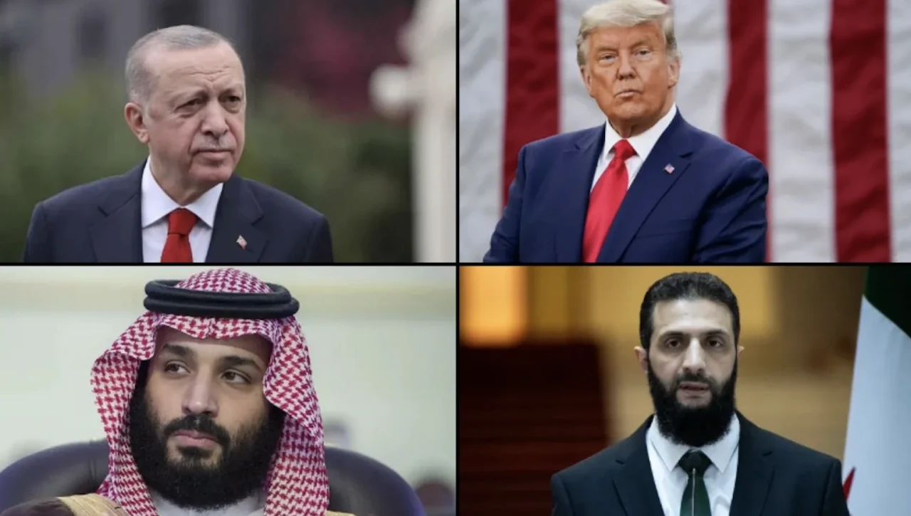 Cumhurbaşkanı Erdoğan, Trump, Muhammed bin Selman ve Şara çevrim içi toplantıda bir araya geldi